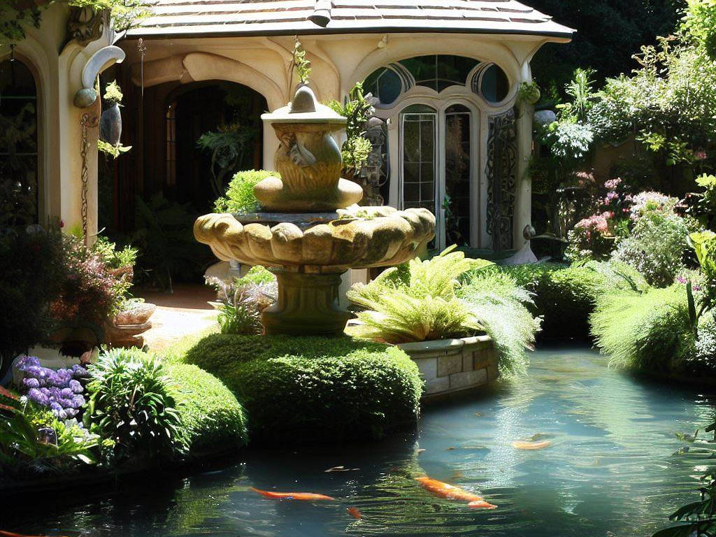 Enchanted Azure Waters pond in Lake Como, Italy