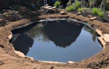 New Koi Pond Construction